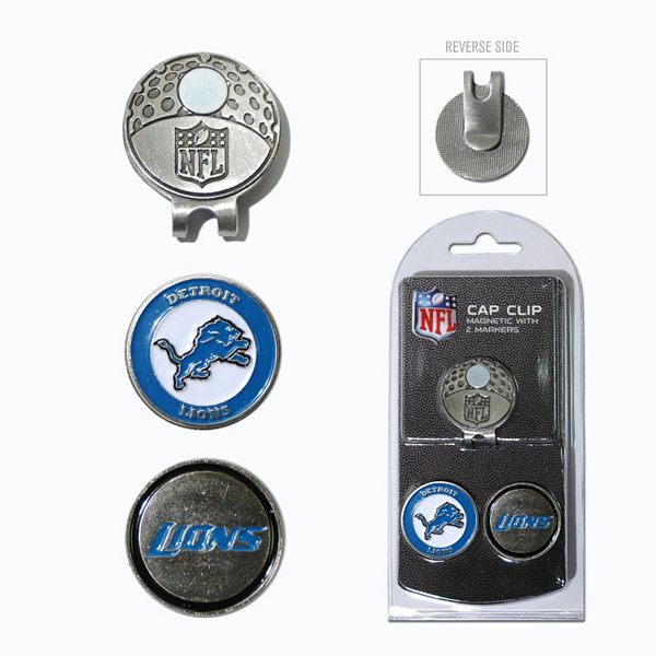 Team Golf Detroit Lions Cap Clip & Magnetic Ball Markers