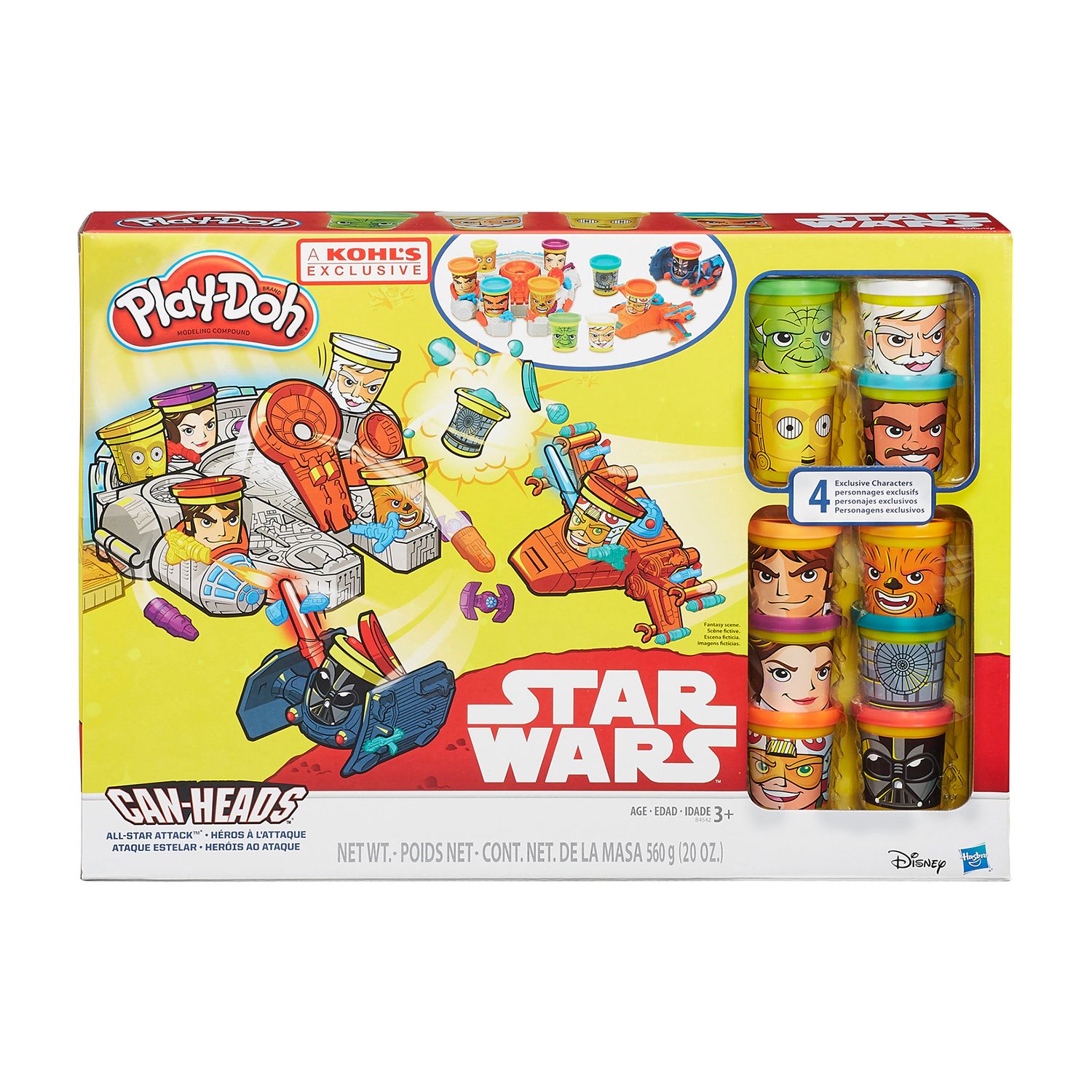 star wars play doh set