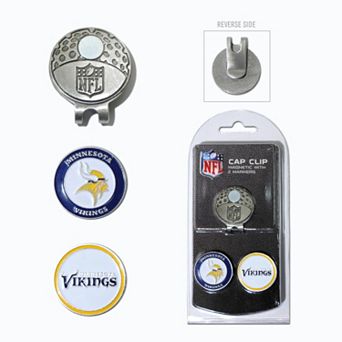 Team Golf Minnesota Vikings Cap Clip & Magnetic Ball Markers