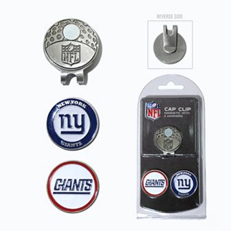 Team Golf New York Giants Cap Clip & Magnetic Ball Markers