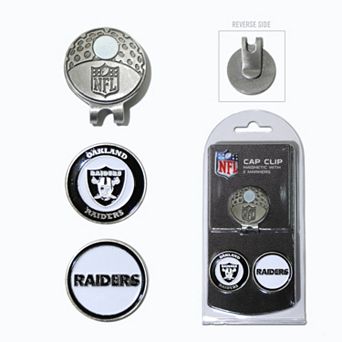 Team Golf Oakland Raiders Cap Clip & Magnetic Ball Markers