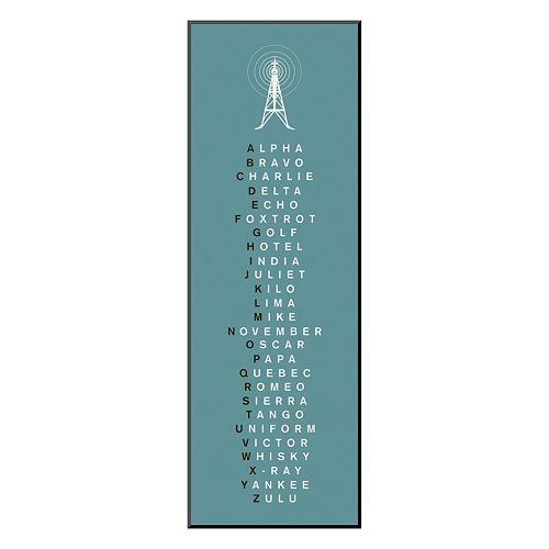 Art.com ''Phonetic Alphabet'' Wall Art