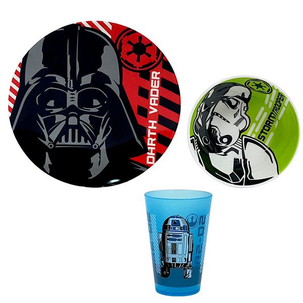 show original title Plate Bowl 3 parts from Melamine Details about   Star Wars Clone Wars Mug 
