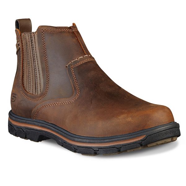 Heren Schoenen voor voor Boots voor Casual boots Bespaar 14% Skechers Relaxed Fit Segment Dorton Boot in het Zwart voor heren 