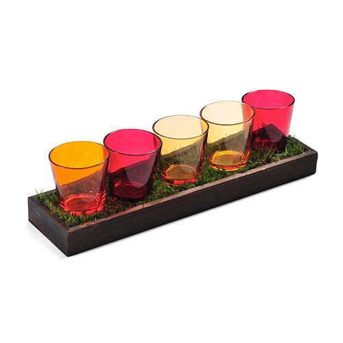 Pfaltzgraff Faux Grass Tealight Candle Holders