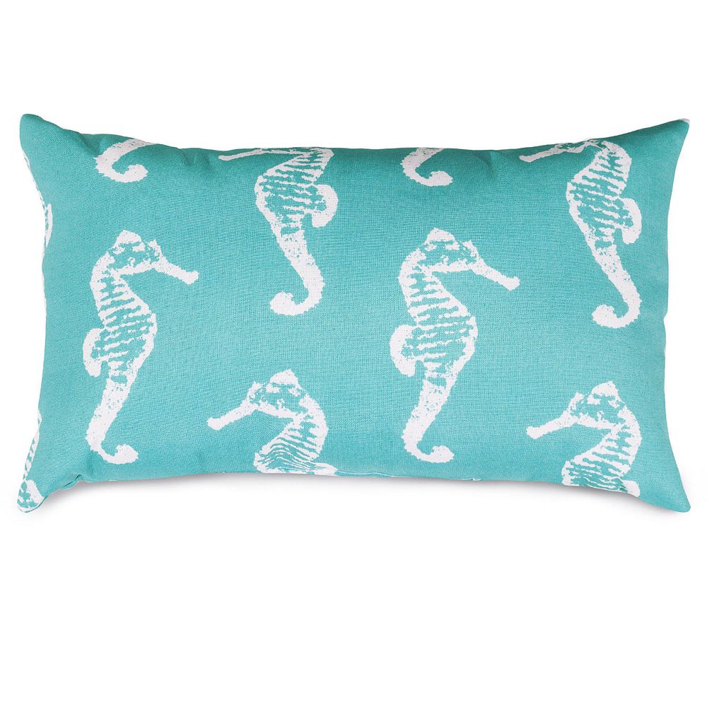 Pebble Seahorse Indoor/Outdoor Pillow