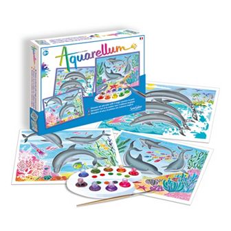 Sentosphere USA Dolphins Aquarellum
