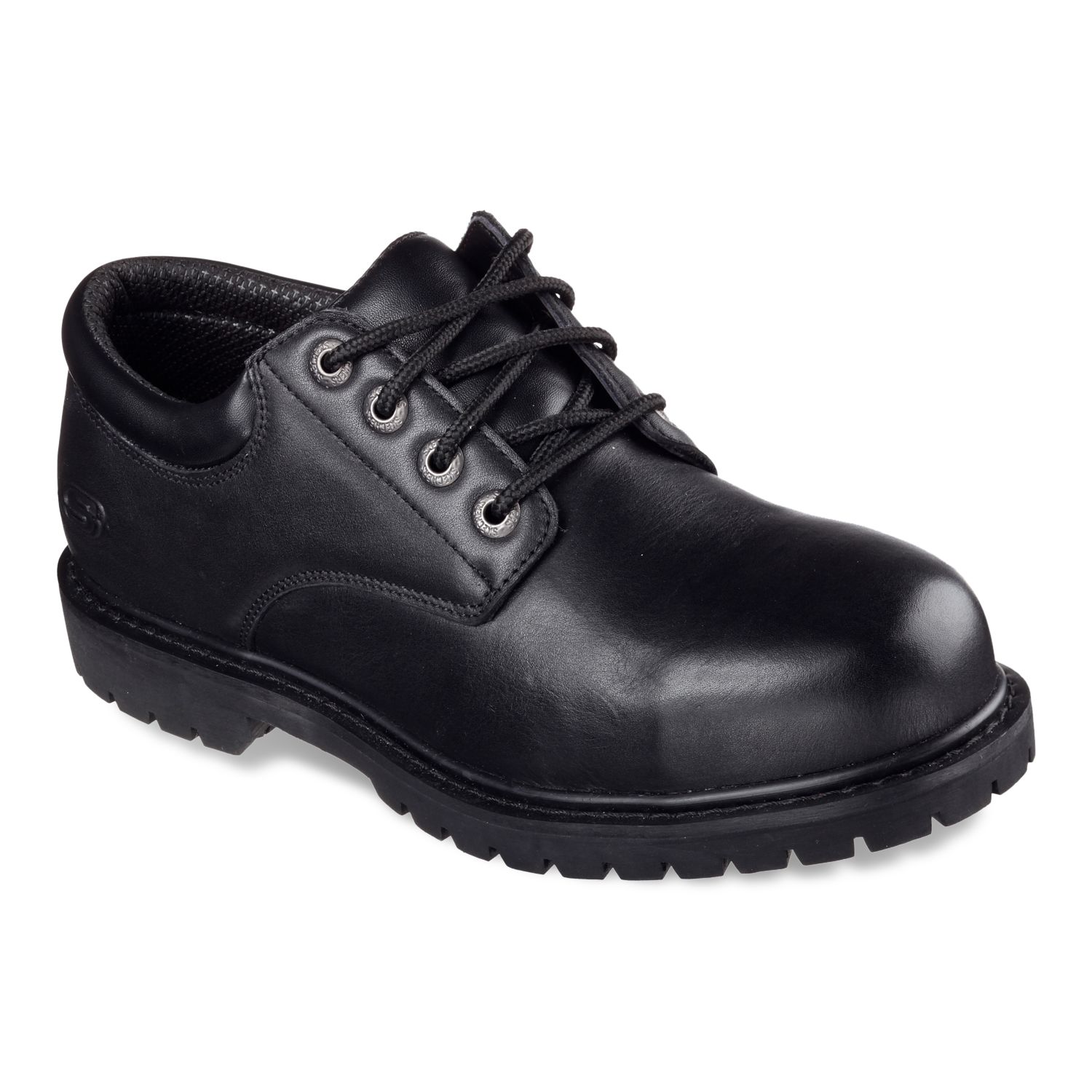 black non slip skechers