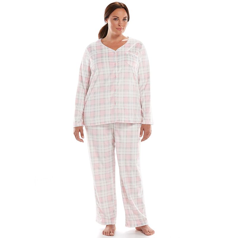Plus Size Croft & Barrow® Pajamas: Minky Fleece Pajama Gift Set