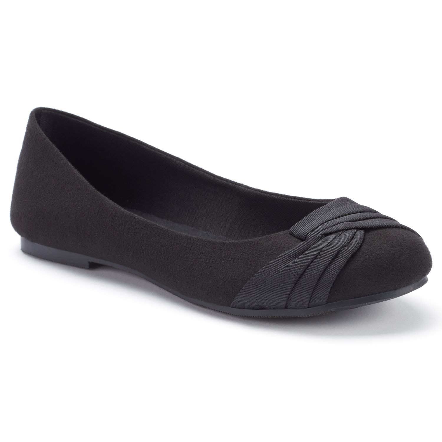 kohls black flats