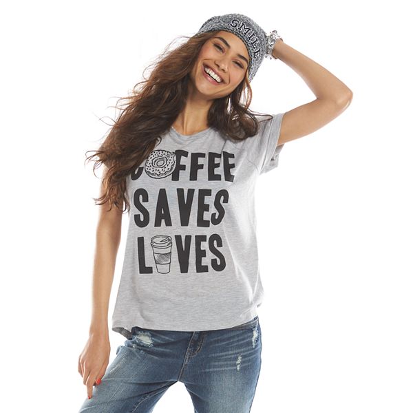 Download Freeze Juniors Coffee Saves Lives Tee