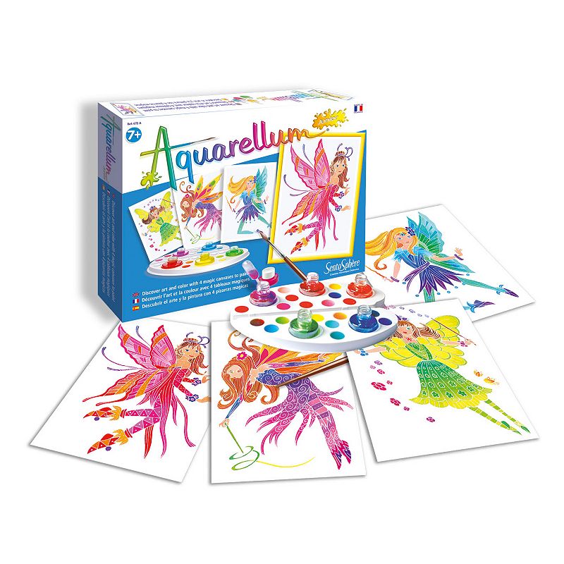 Aquarellum Junior Fairies Paint Set by SentoSphere USA, Multicolor