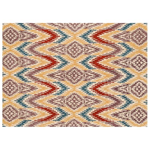 Loloi Leyda Zigzag Ikat Wool Rug