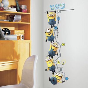 Despicable Me 2 Growth Chart Peel & Stick Wall Decals