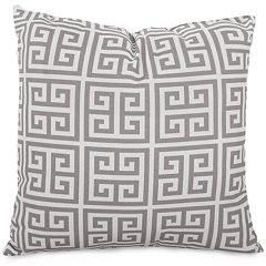 Majestic Home Goods Gray Trellis Small Pillow