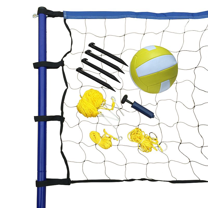 Hathaway Portable Volleyball Net  Posts  Ball & Pump Set