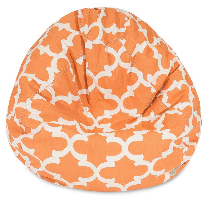 Majestic Home Goods Trellis Small Beanbag Chair, Clrs, Pouf