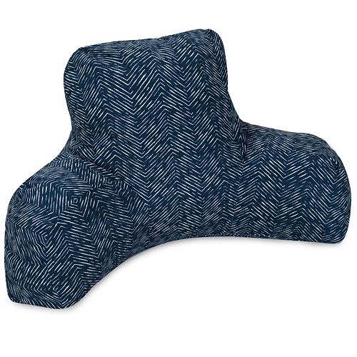 Majestic Home Goods Herringbone Indoor Outdoor Backrest Pillow