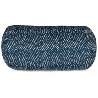 Majestic Home Goods Herringbone Indoor Outdoor Bolster Pillow