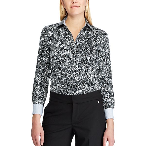 chaps plus size no iron shirts