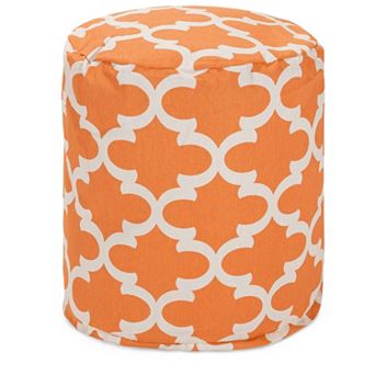 Majestic Home Goods Trellis Indoor Outdoor Small Pouf Ottoman