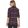 chaps womens flannel shirt