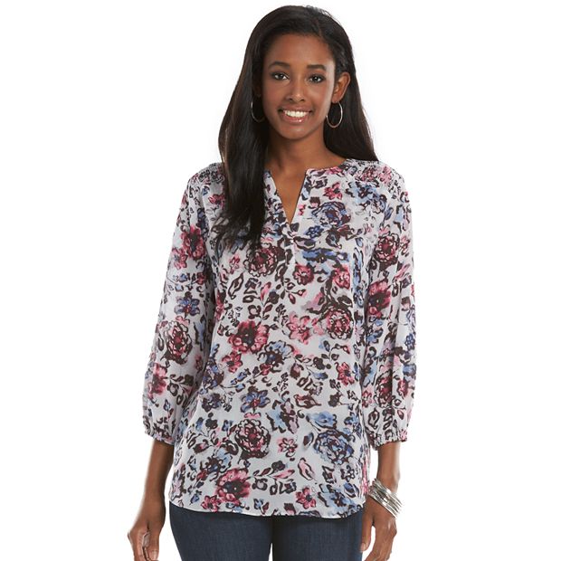 kohls chaps womens tops