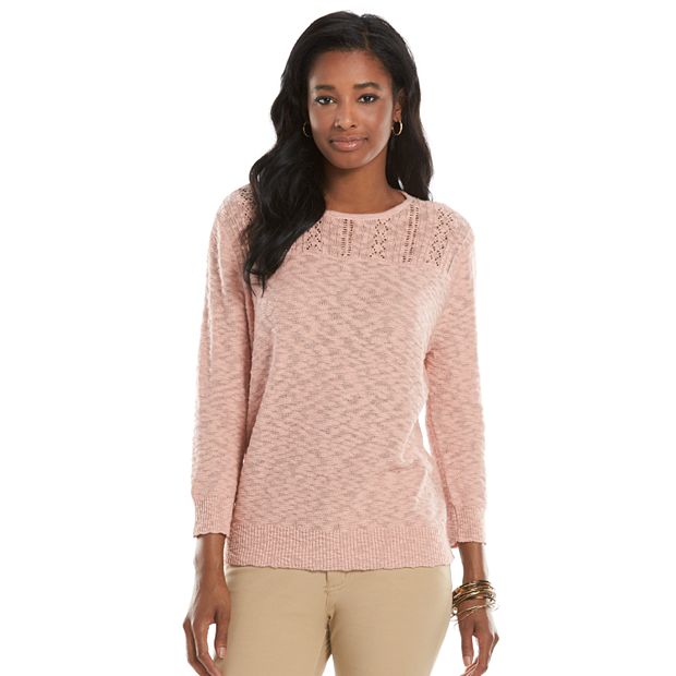 Kohls womens chaps outlet sweaters