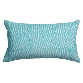 Majestic Home Goods Herringbone Indoor Outdoor Small Throw Pillow