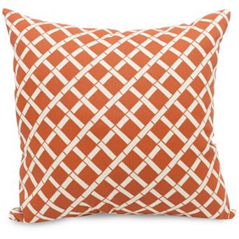 Majestic Home Goods Grid Indoor Outdoor Throw Pillow