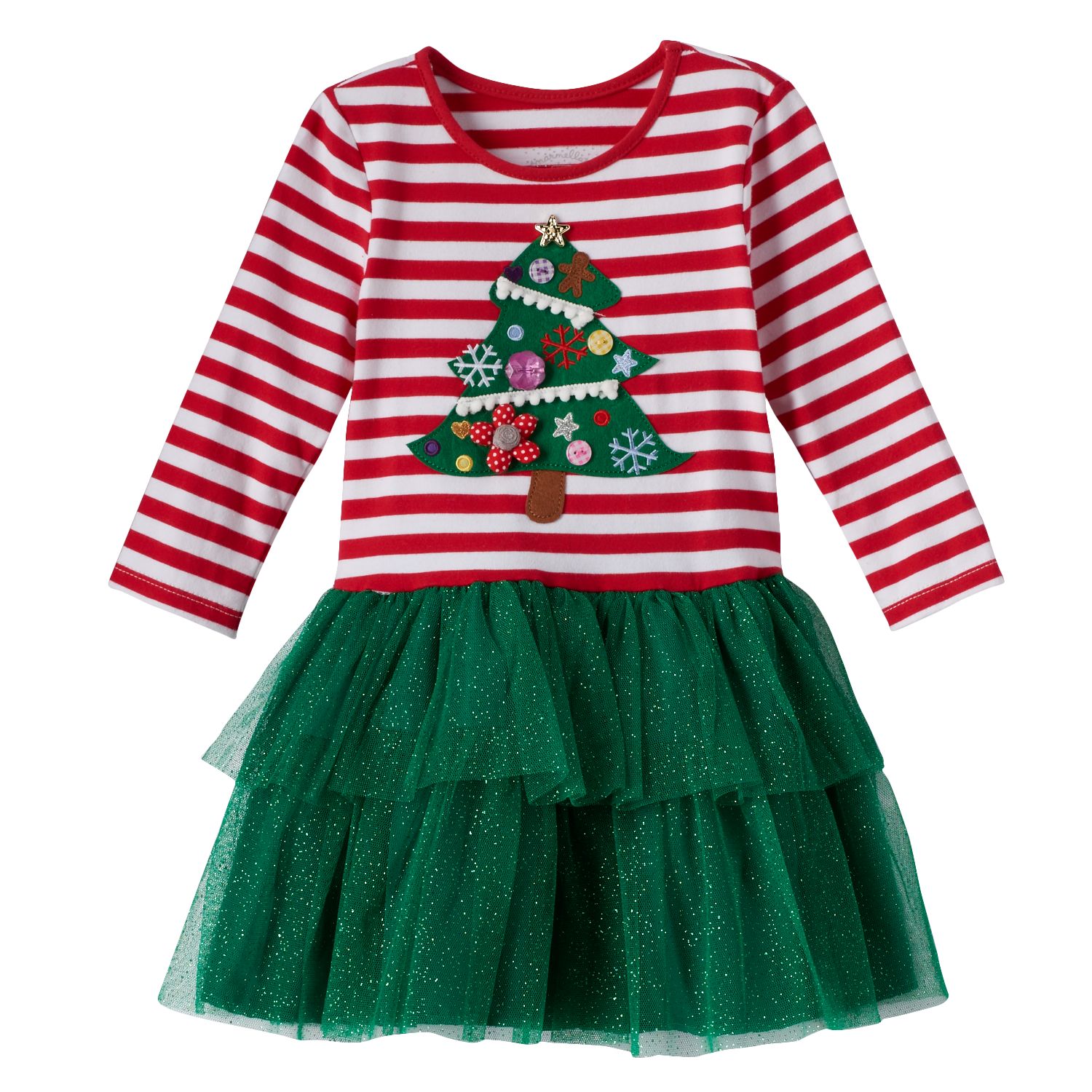 christmas tree tutu dress