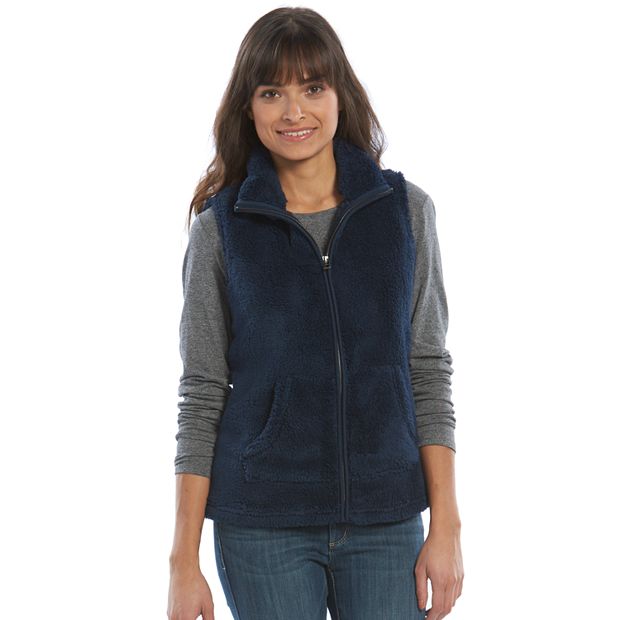 Petite fleece clearance vest