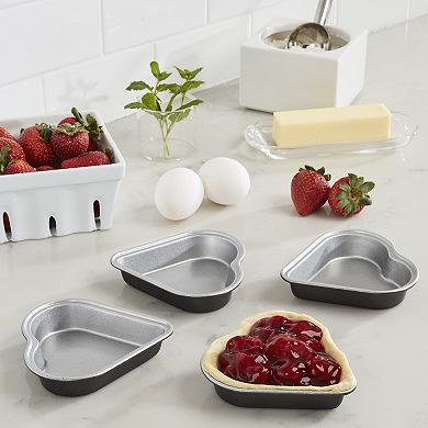 Cuisinart® 4-pc. Nonstick Mini Heart Pan Set