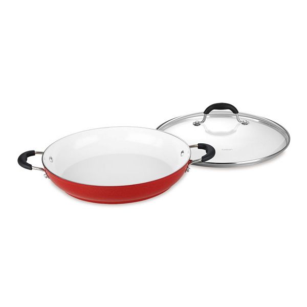 Cuisinart Elements Nonstick Ceramic 10 Piece Red Cookware Set Belk