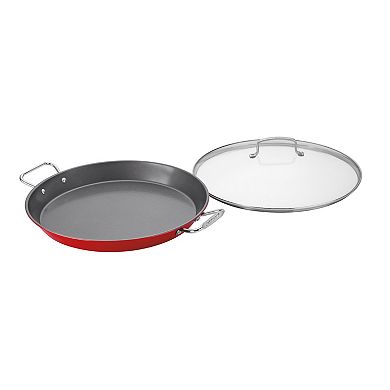 Cuisinart Nonstick 15-in. Covered Paella Pan