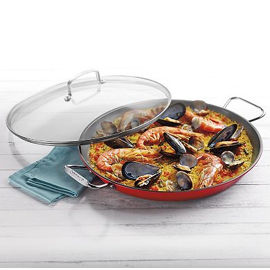 Cuisinart Nonstick 15-in. Covered Paella Pan