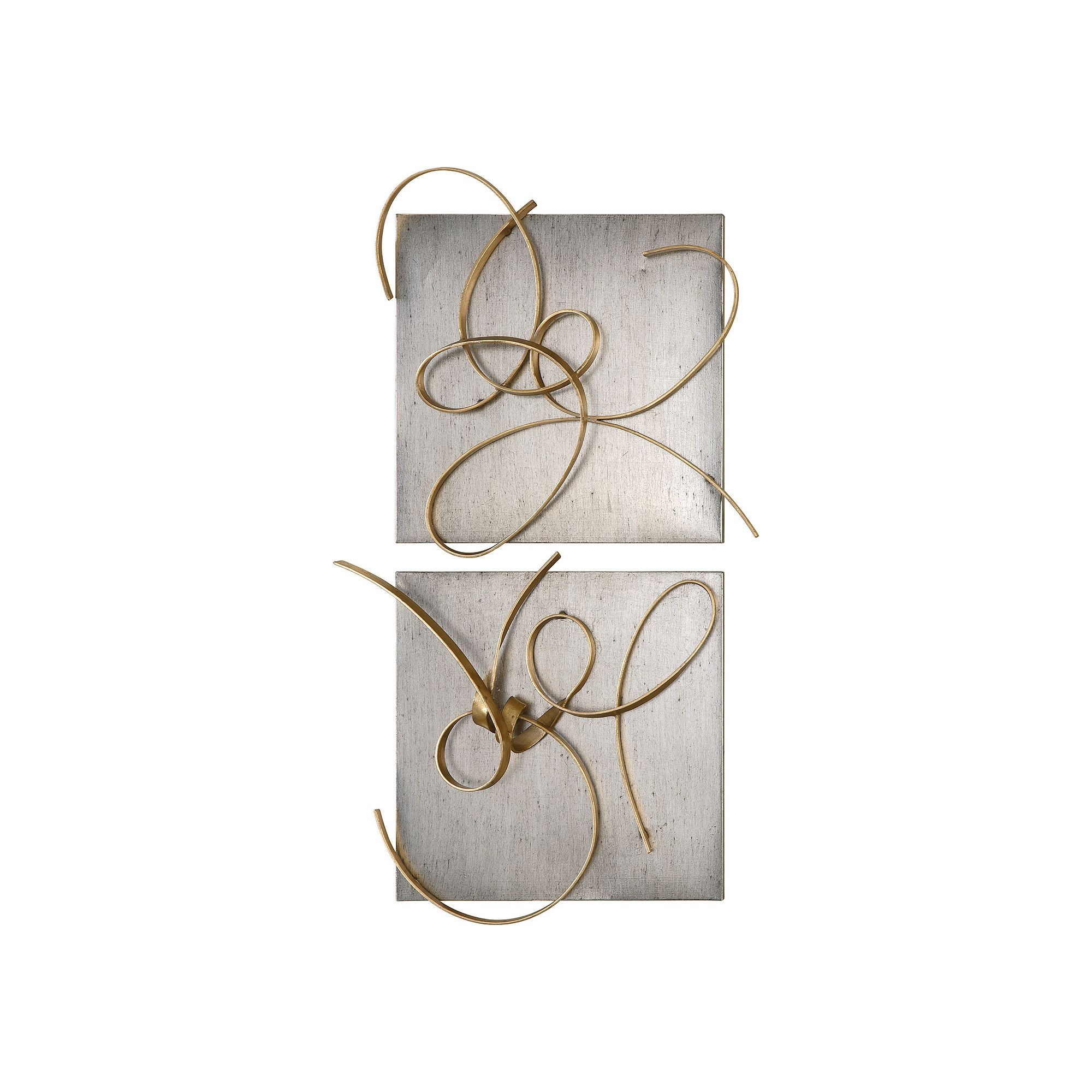 Uttermost Harmony 2-piece Metal Wall Art Set, Silver