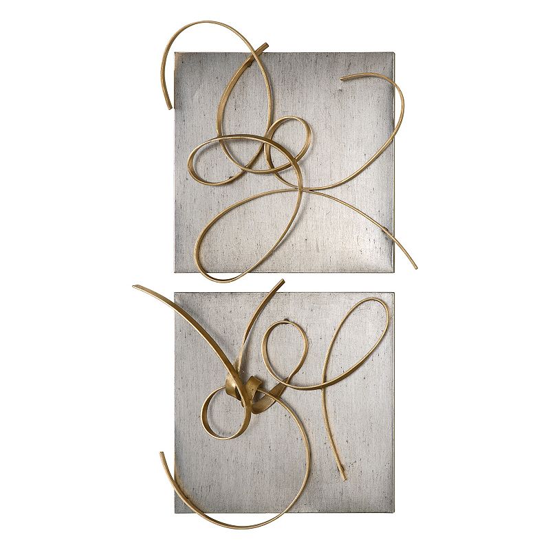 Uttermost Harmony 2-piece Metal Wall Art Set, Silver