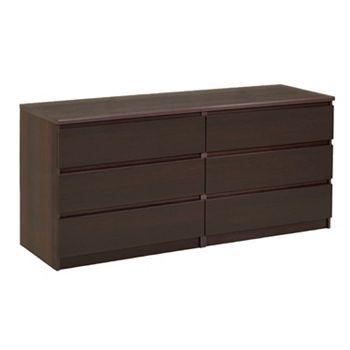 Tvilum Scottsdale 6 Drawer Coffee Double Dresser