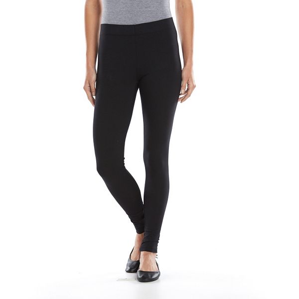 Kohls womens black leggings hotsell