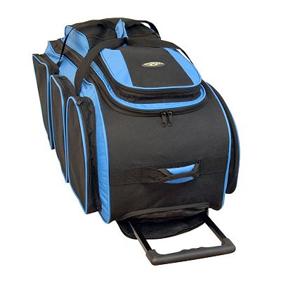 Travelers Club 30-Inch Multi-Pocket Rolling Upright Duffel Bag