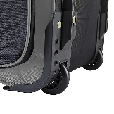 Travelers Club 30-Inch Multi-Pocket Rolling Upright Duffel Bag