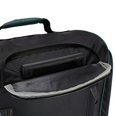 Travelers Club 30-Inch Multi-Pocket Rolling Upright Duffel Bag
