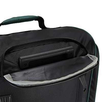 Travelers Club 30-Inch Multi-Pocket Rolling Upright Duffel Bag
