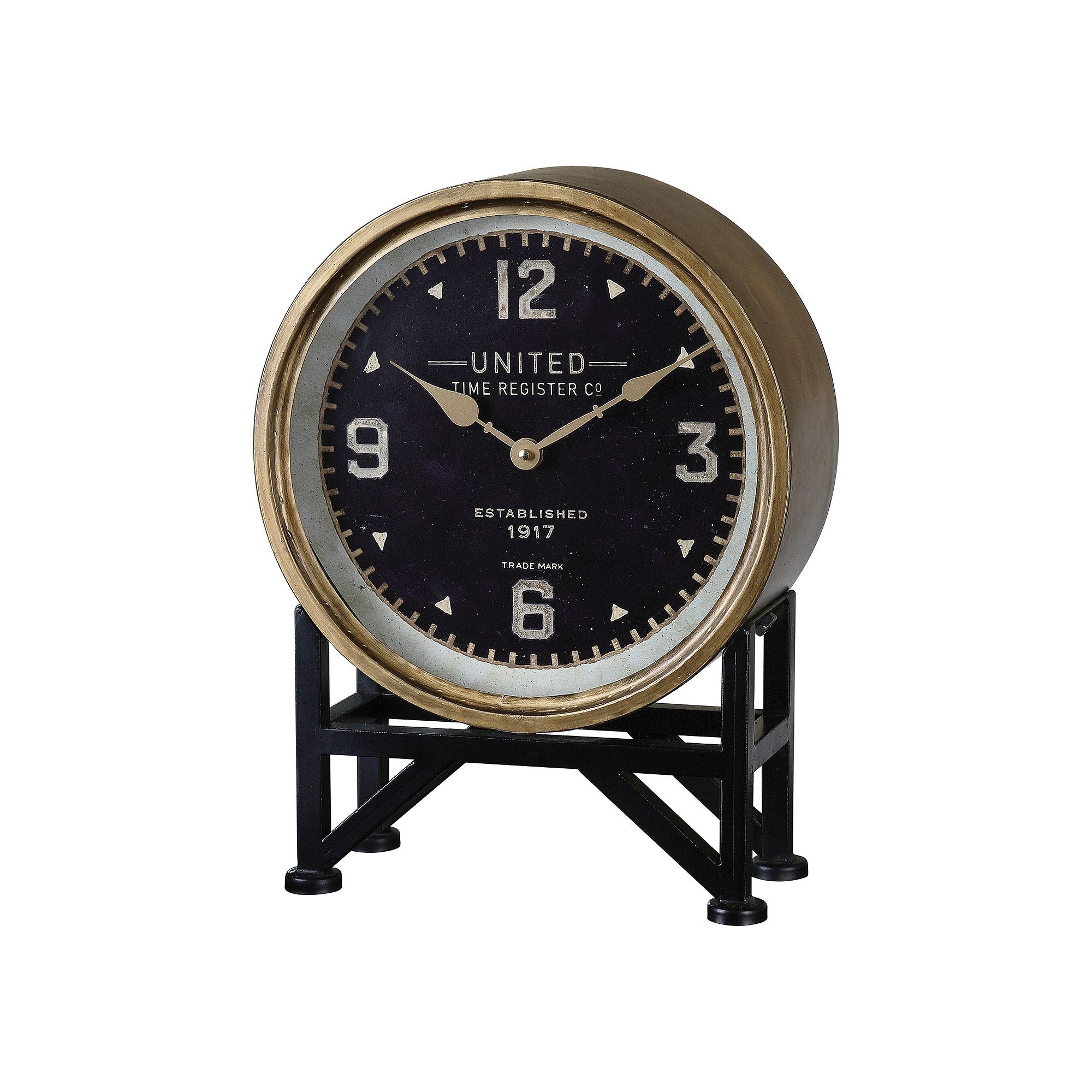 Shyam Table Clock, Black