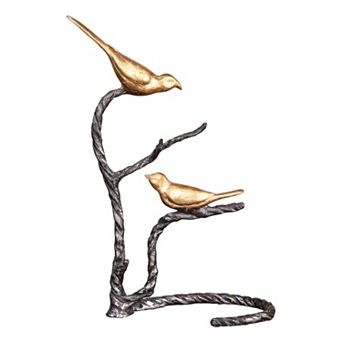 Birds on a Limb Metal Table Decor