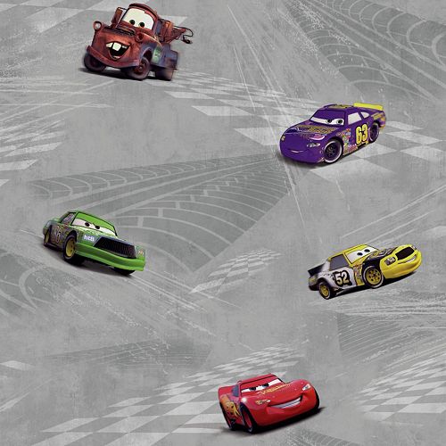 Disney’s Cars Racing Removable Wallpaper