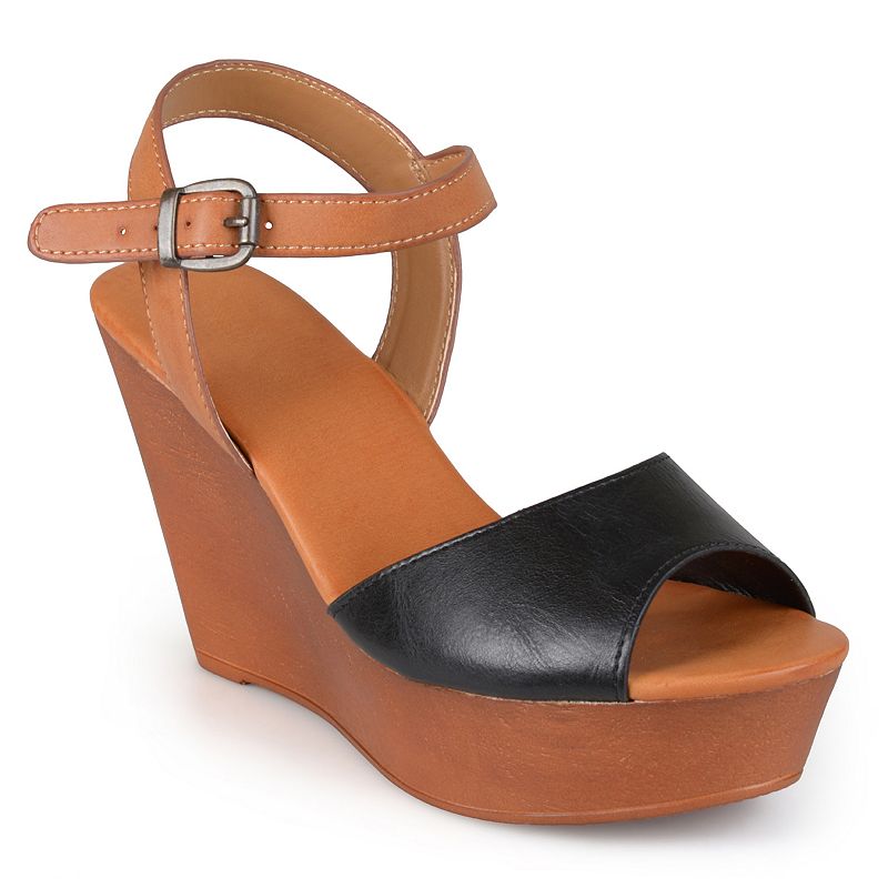 Journee Collection Daffy Women's Platform Wedge Sandals
