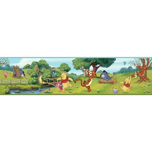 Disney's Winnie the Pooh Swinging Pooh Wall Border