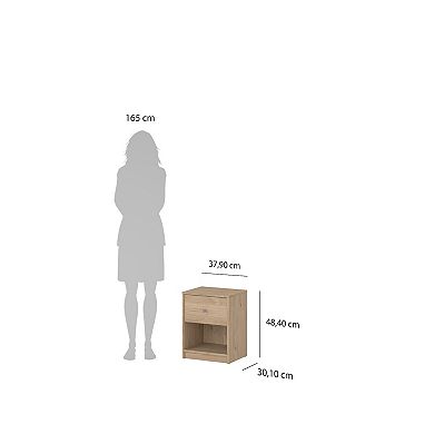 Tvilum Portland 1-Drawer Nightstand
